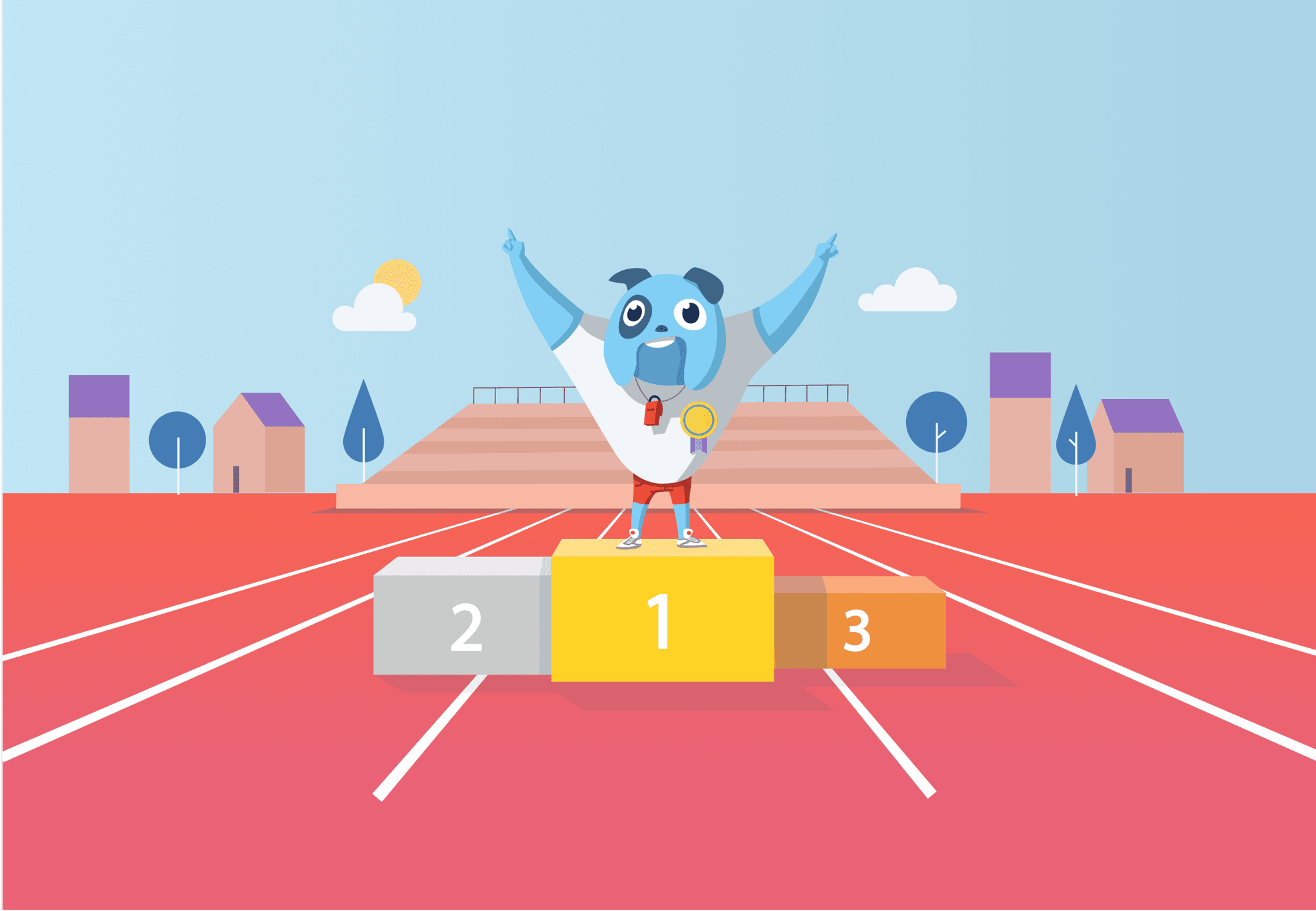 English Attack podium