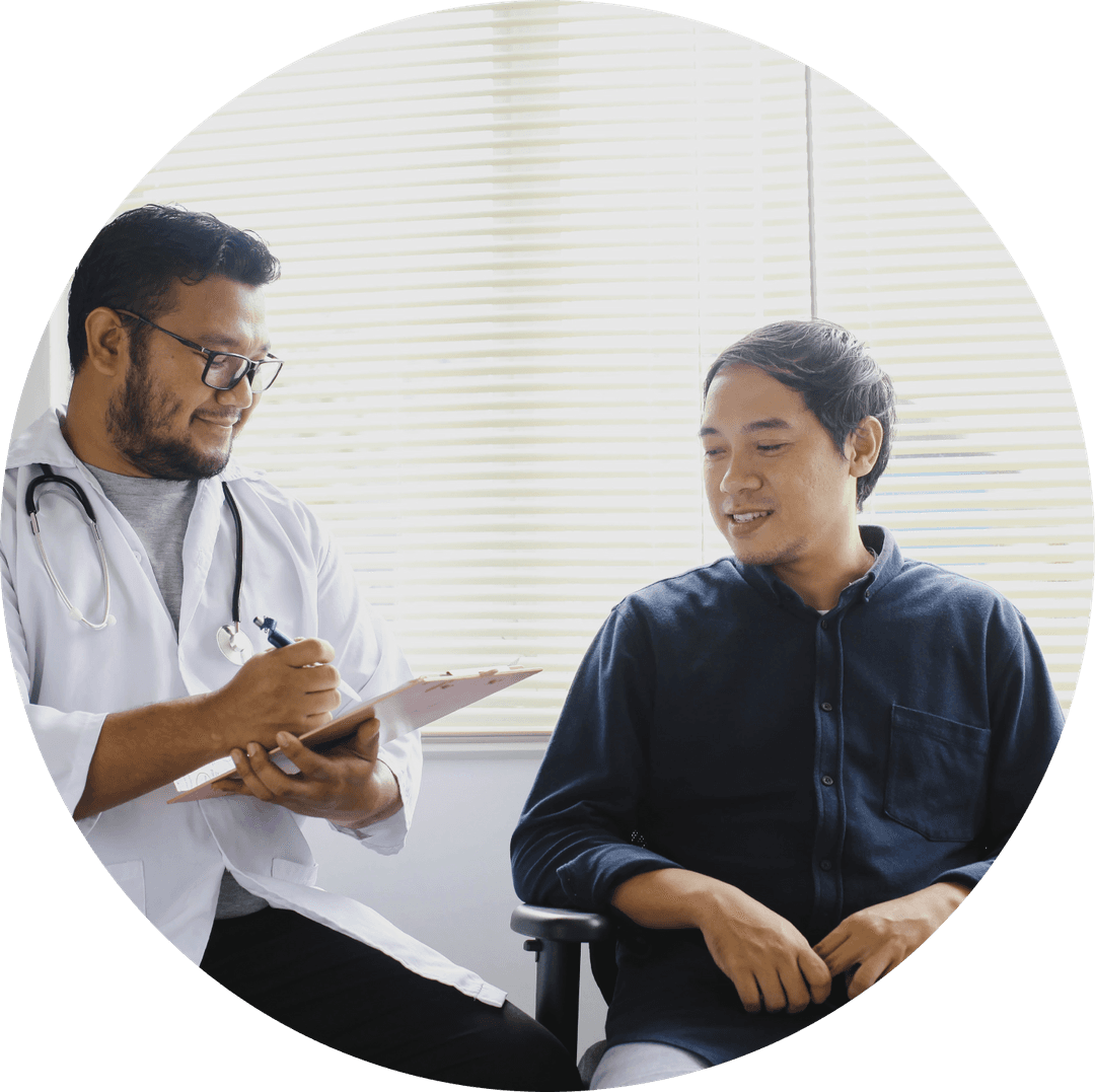 Doctor and patient