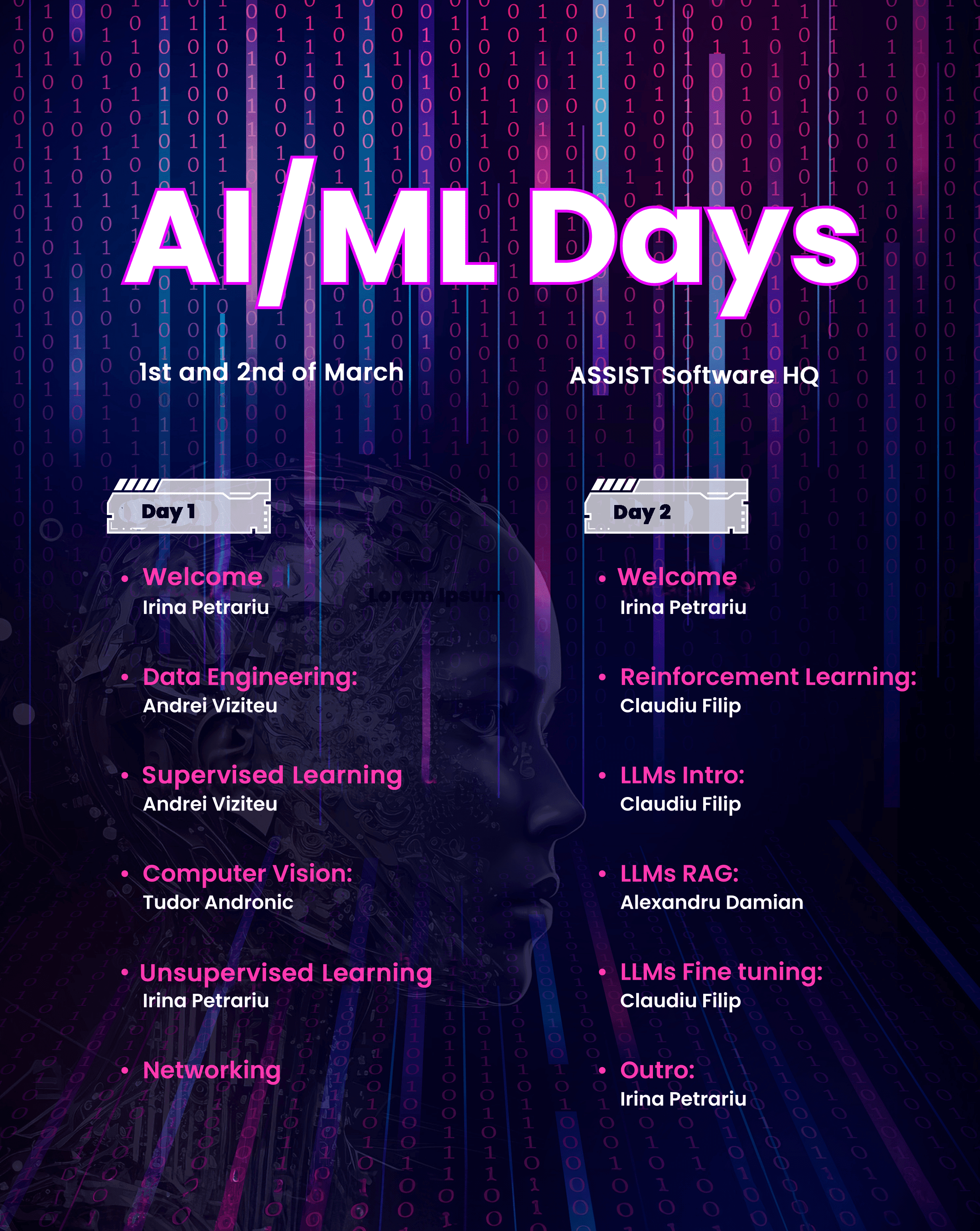 AI/ML course classes ASSIST Academy