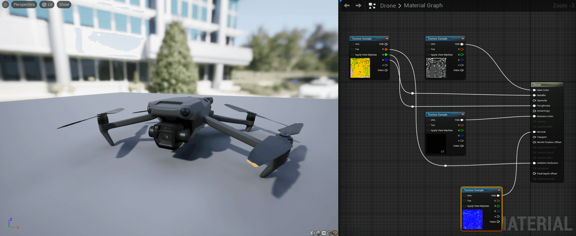 Drone Texture Sample PARS R&D Project