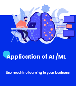 Text Application of AI ML. Use machine learning in your business.