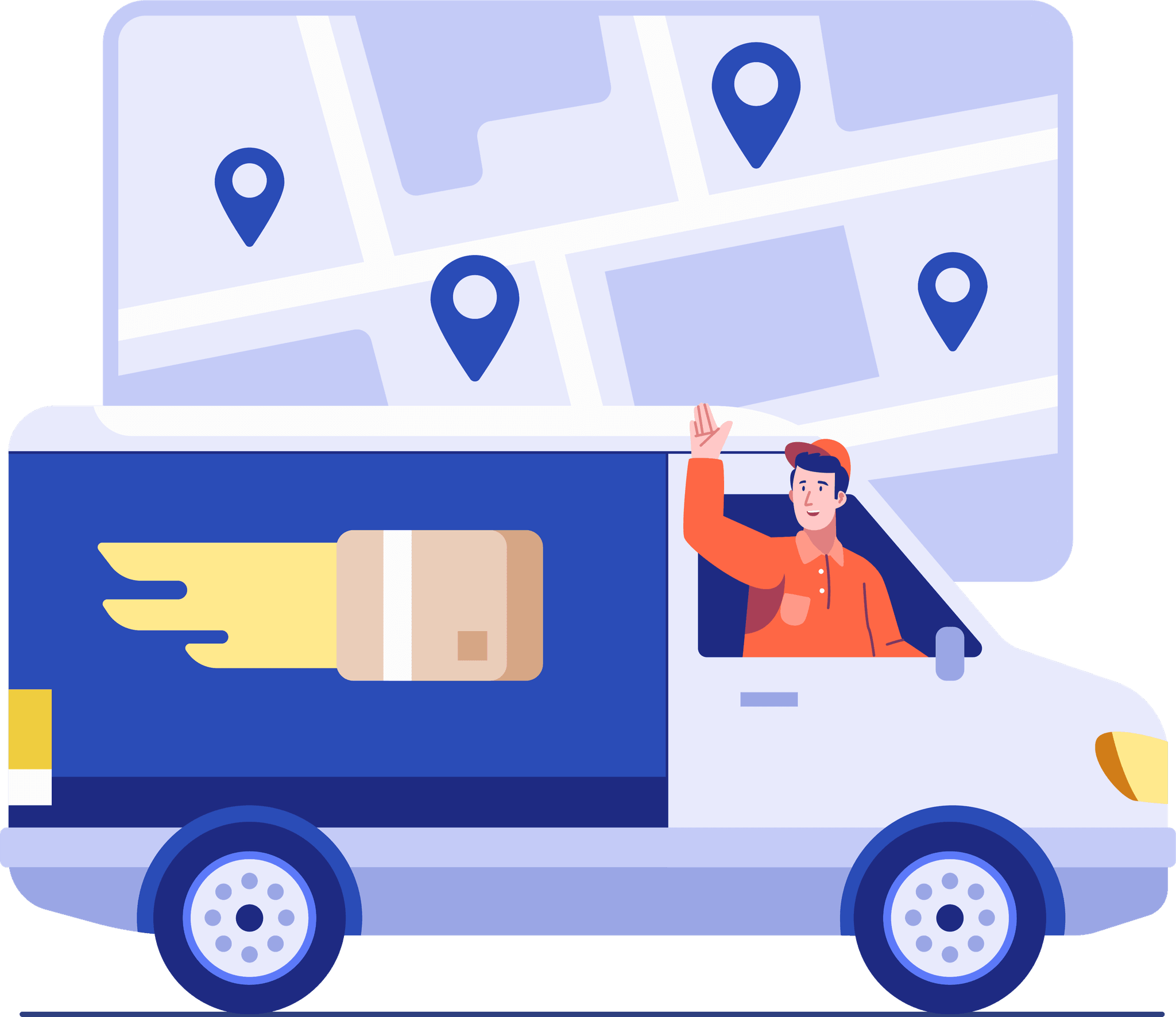 Delivery truck
